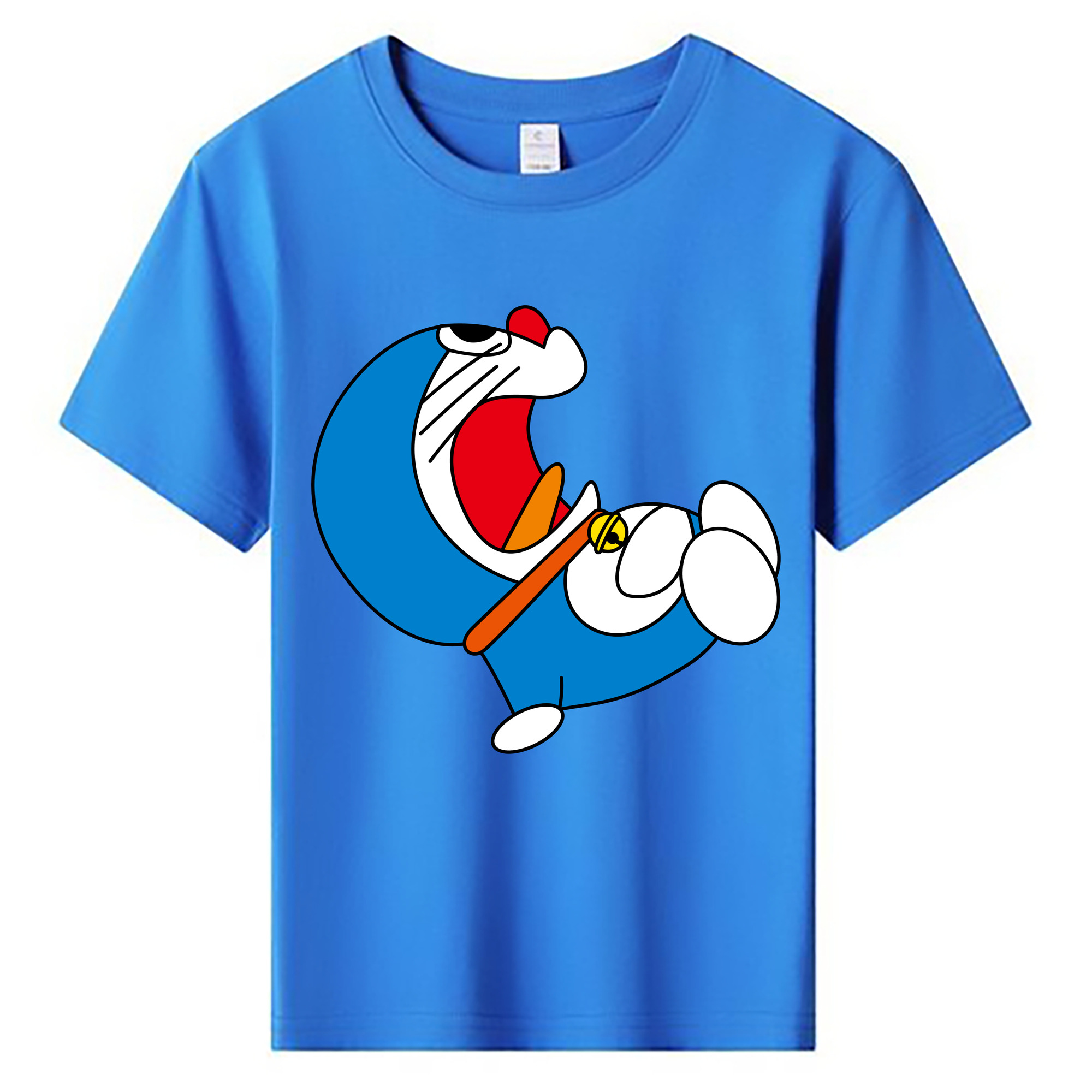 （画像用） ドラえもん Doraemon 綿100％キッズTシャツ（フロントプリント）